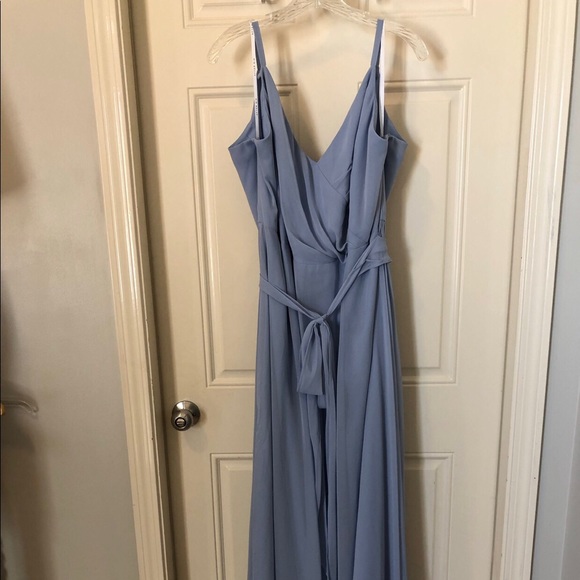 Light Blue After Six Bridesmaid Dress- size 22 - Picture 2 of 9